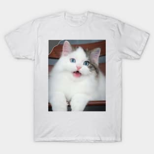 the blue eyes cats T-Shirt